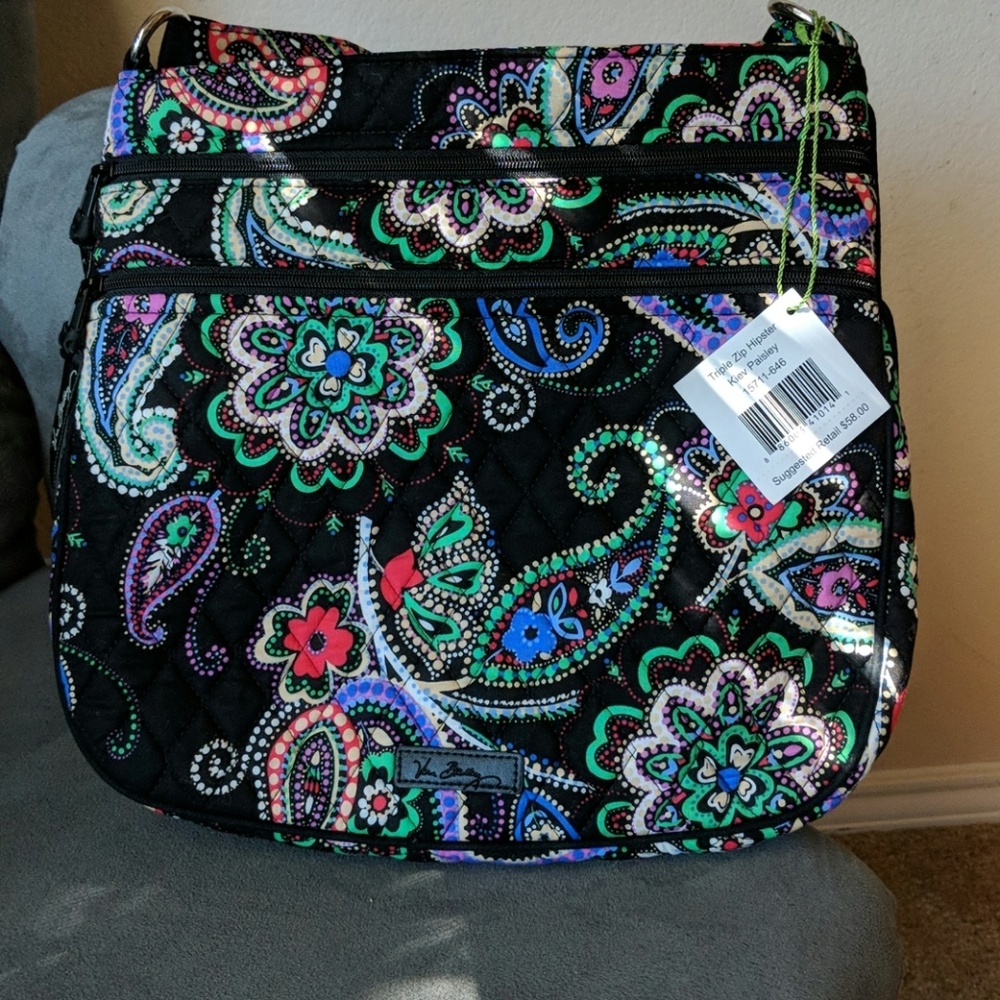 NWT triple zip hipster